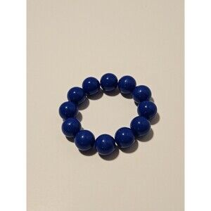 Brand New Large Blue Beaded Bracelet